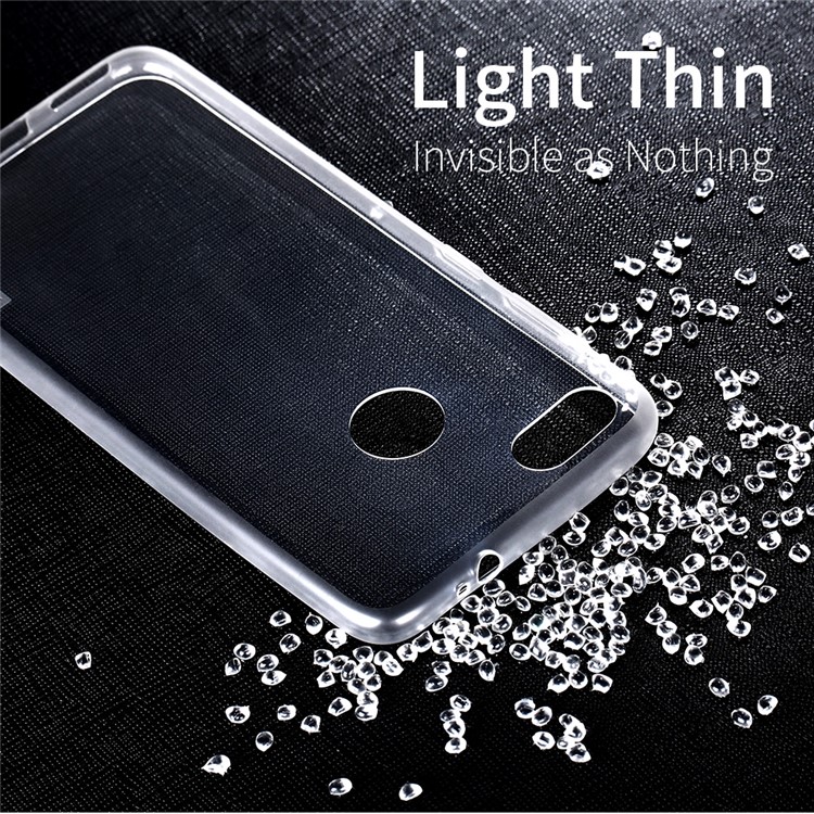 X-LEVEL Anti-slip Crystal Clear TPU Case for Huawei Y7 Prime / Enjoy 7 Plus- Transparent-1