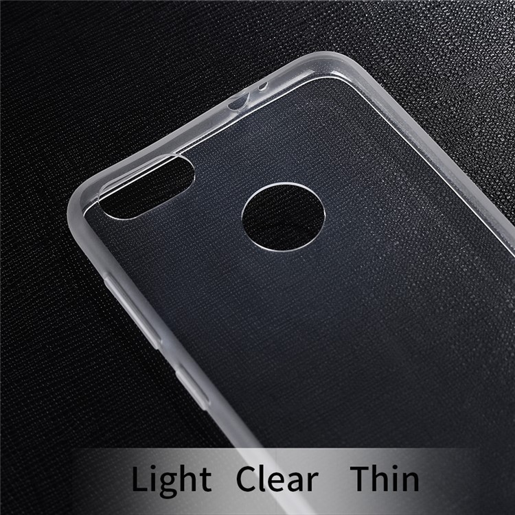 X-LEVEL Anti-slip Crystal Clear TPU Case for Huawei Y7 Prime / Enjoy 7 Plus- Transparent-3