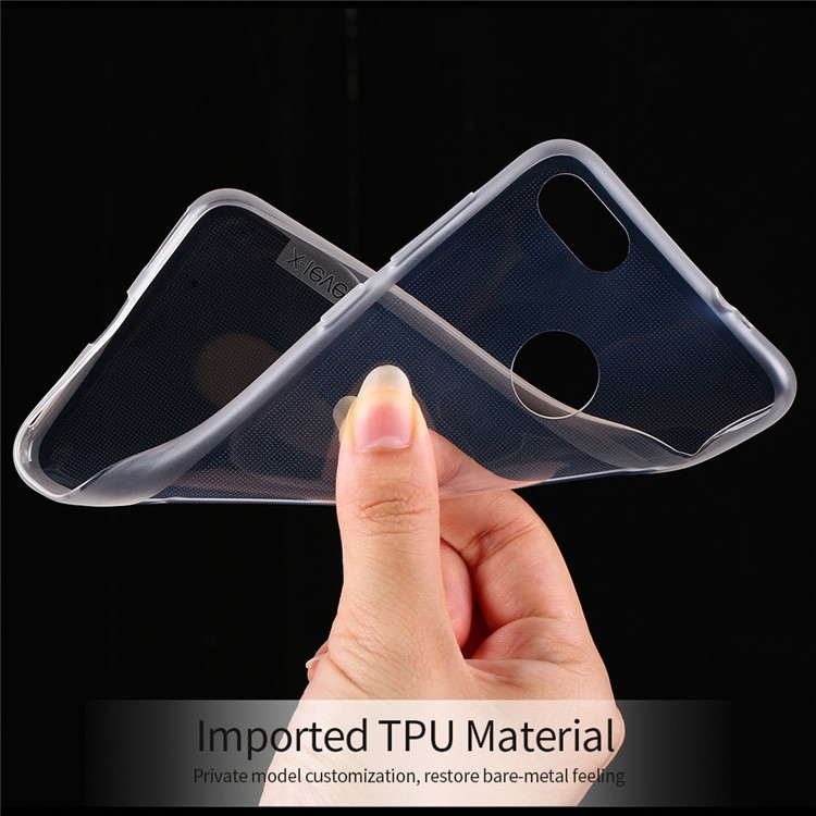 X-LEVEL Anti-slip Crystal Clear TPU Case for Huawei Y7 Prime / Enjoy 7 Plus- Transparent-6