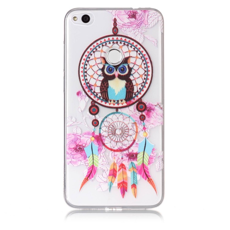 Embossment Pattern Soft TPU Jelly Case for Huawei P8 Lite (2017) / Honor 8 Lite - Dream Catcher-2