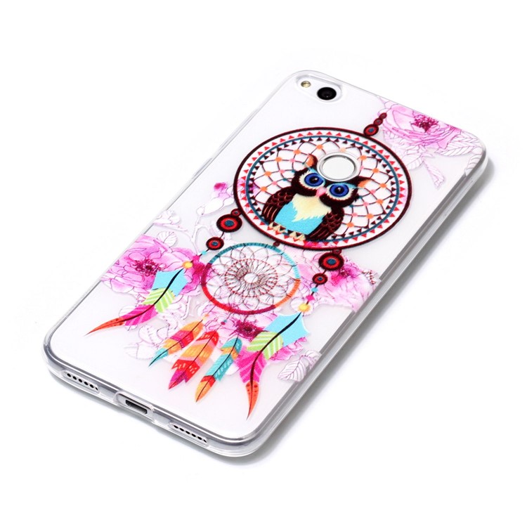 Embossment Pattern Soft TPU Jelly Case for Huawei P8 Lite (2017) / Honor 8 Lite - Dream Catcher-4