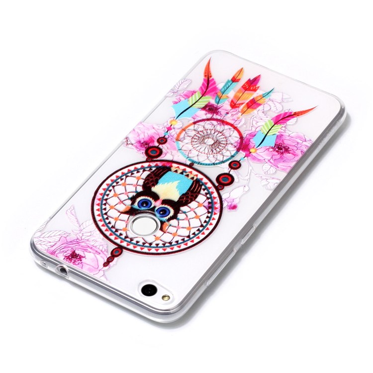 Embossment Pattern Soft TPU Jelly Case for Huawei P8 Lite (2017) / Honor 8 Lite - Dream Catcher-5
