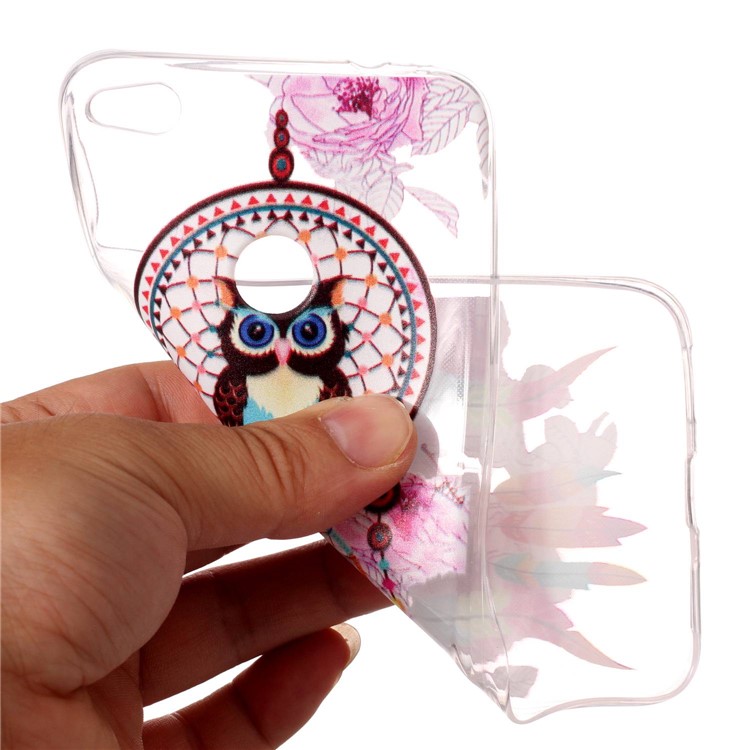 Embossment Pattern Soft TPU Jelly Case for Huawei P8 Lite (2017) / Honor 8 Lite - Dream Catcher-6