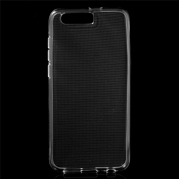 For Huawei Honor 9 Soft Clear TPU Case Cover with Non-slip Inner - Transparent-1