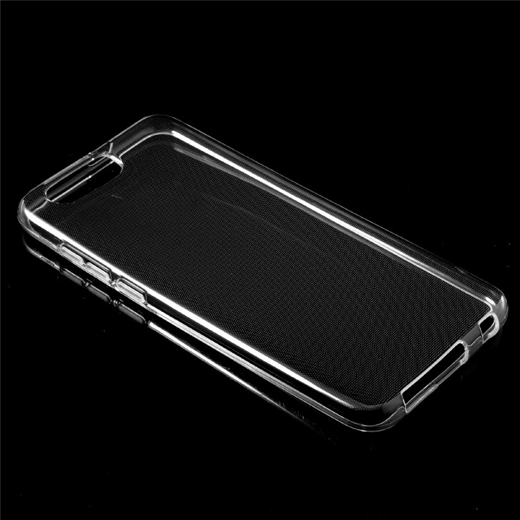 For Huawei Honor 9 Soft Clear TPU Case Cover with Non-slip Inner - Transparent-2