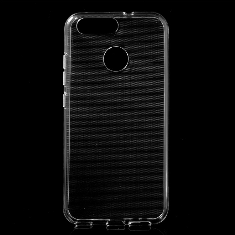 For Huawei nova 2 Soft Clear TPU Cover Case with Non-slip Inner - Transparent-1