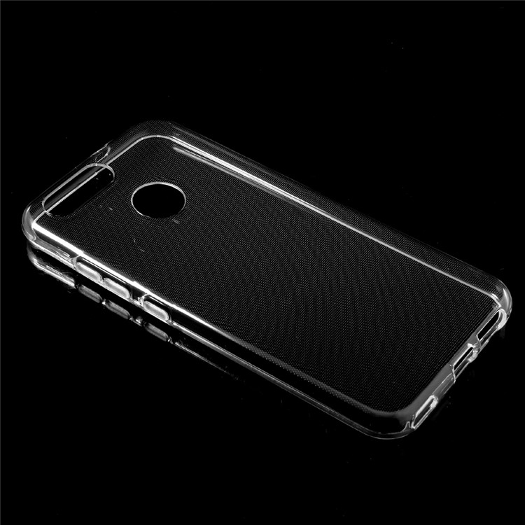 For Huawei nova 2 Soft Clear TPU Cover Case with Non-slip Inner - Transparent-2
