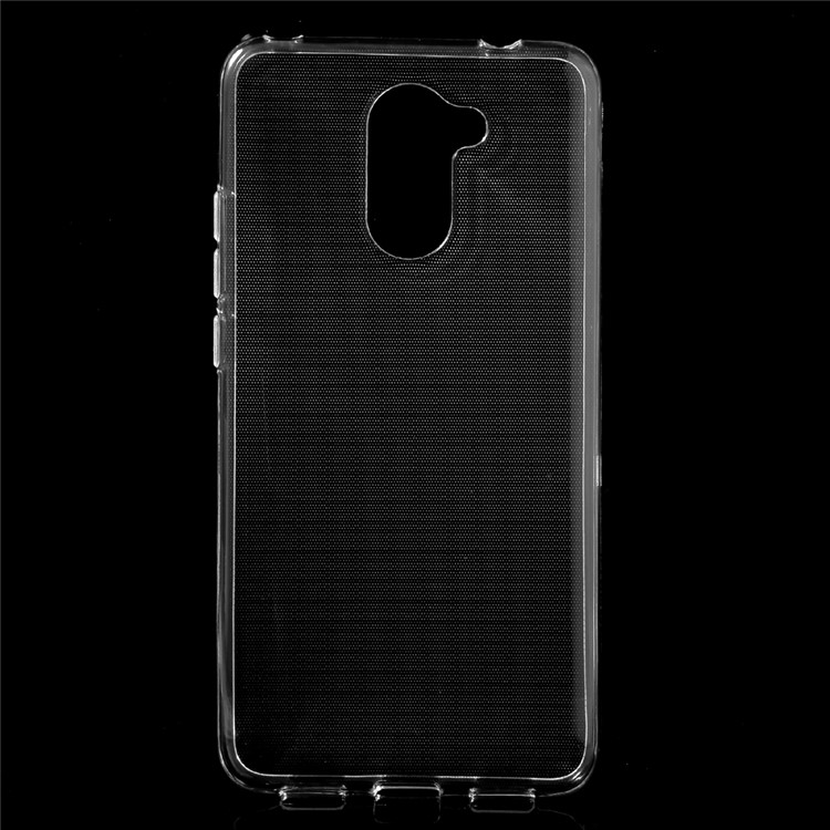 Clear Soft TPU Case with Non-slip Inner for Huawei Y7 Prime / Enjoy 7 Plus - Transparent-1