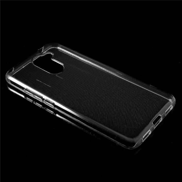 Clear Soft TPU Case with Non-slip Inner for Huawei Y7 Prime / Enjoy 7 Plus - Transparent-2