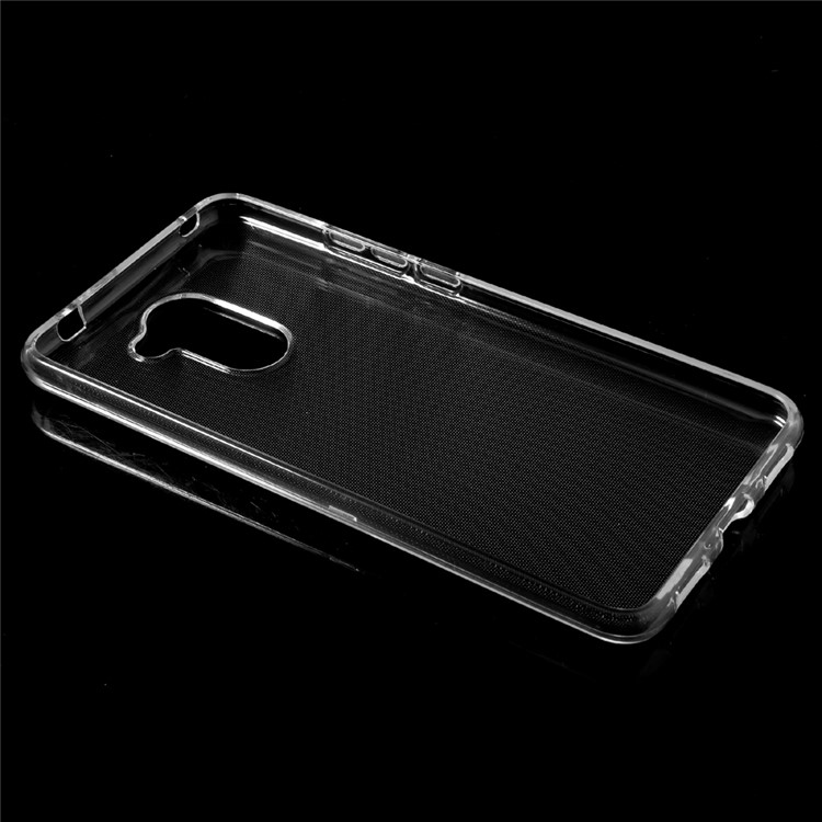 Clear Soft TPU Case with Non-slip Inner for Huawei Y7 Prime / Enjoy 7 Plus - Transparent-3