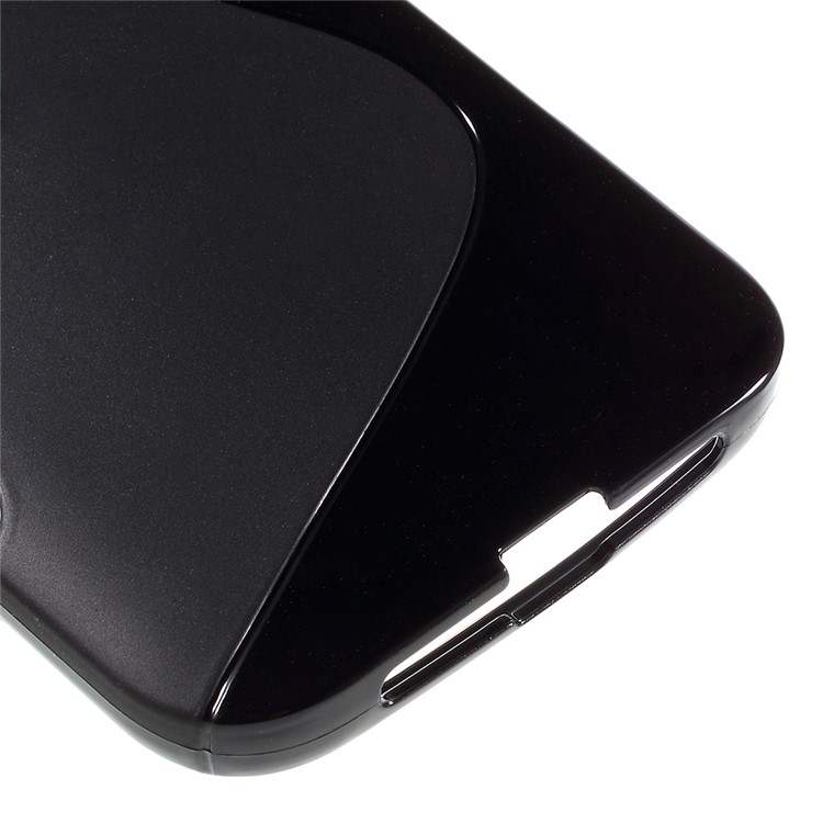 S Shape TPU Case for Huawei G8 / D199 Maimang 4 - Black-5