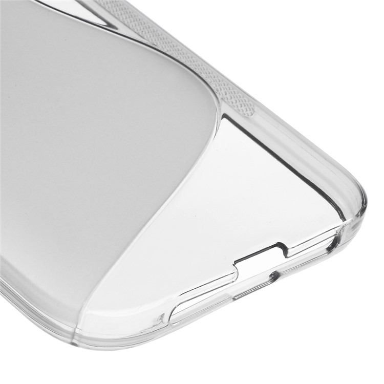 S Shape TPU Phone Case for Huawei G8 / D199 Maimang 4 - Grey-5