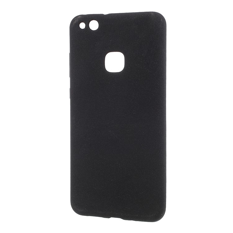 Matte Anti-slip Soft TPU Case for Huawei P10 Lite - Black-2