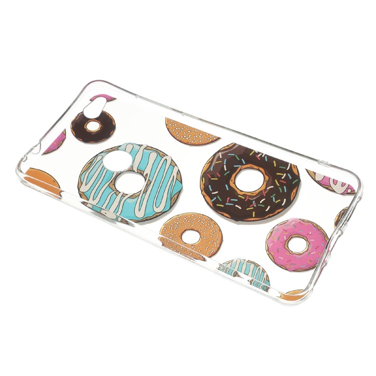 Pattern Printing IMD TPU Gel Cell Phone Case for Huawei Honor 8 Lite / P8 Lite (2017) - Doughnut-3