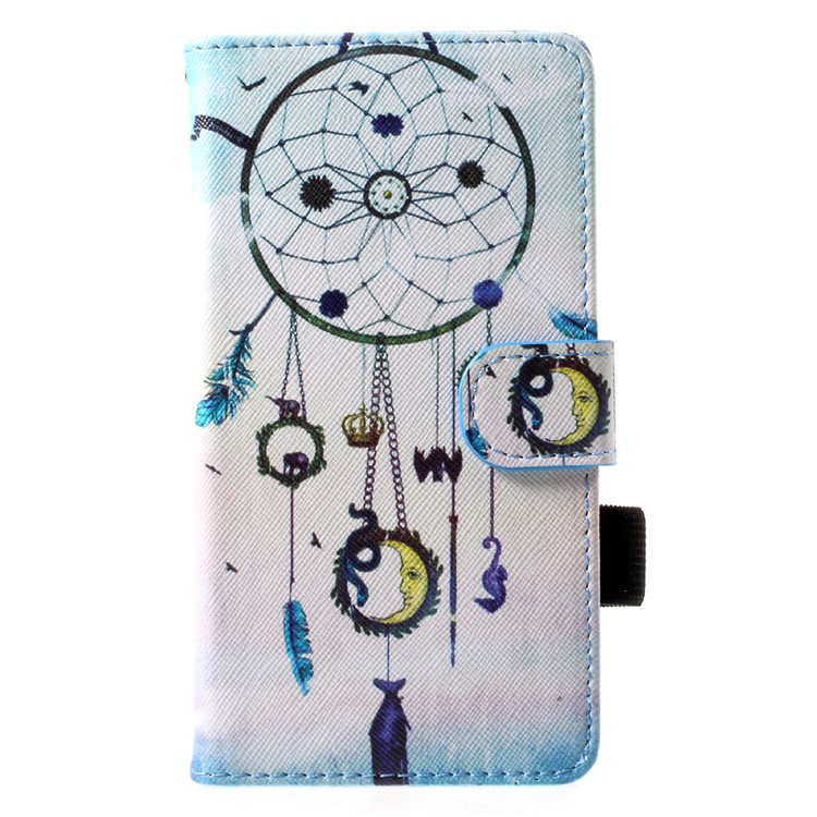 Pattern Printed Wallet Leather Stand Shell with Strap for Huawei Honor 9 - Dream Catcher-3