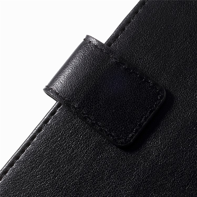 Imprint Butterfly Flower Leather Wallet Case for Huawei Y5 (2017) / Y6 (2017) - Black-11