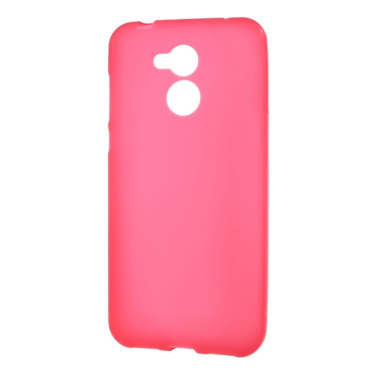 Matte Anti-scratch TPU Phone Shell for Huawei Honor 6A/Honor 5C pro - Red-2