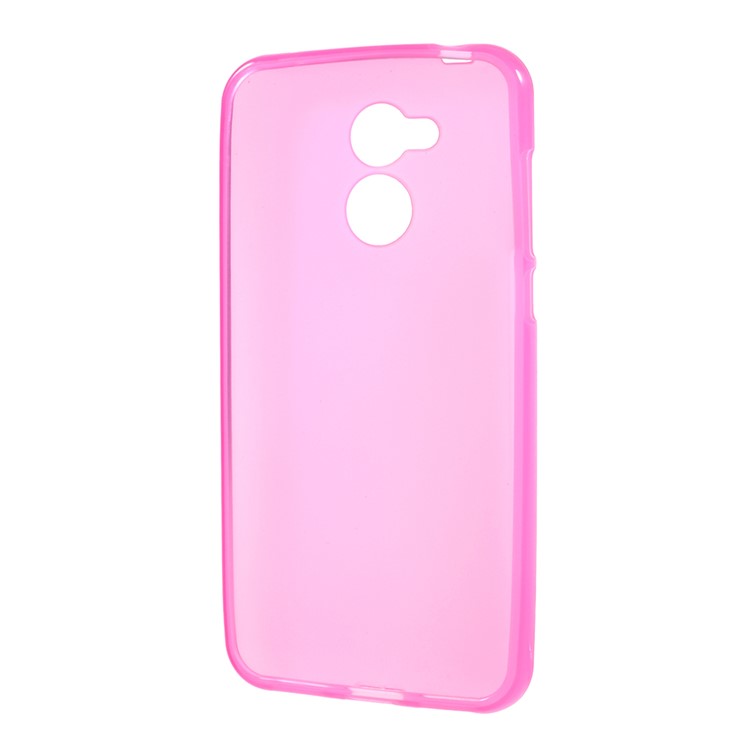Matte Anti-scratch TPU Mobile Phone Case for Huawei Honor 6A/Honor 5C pro - Rose-3