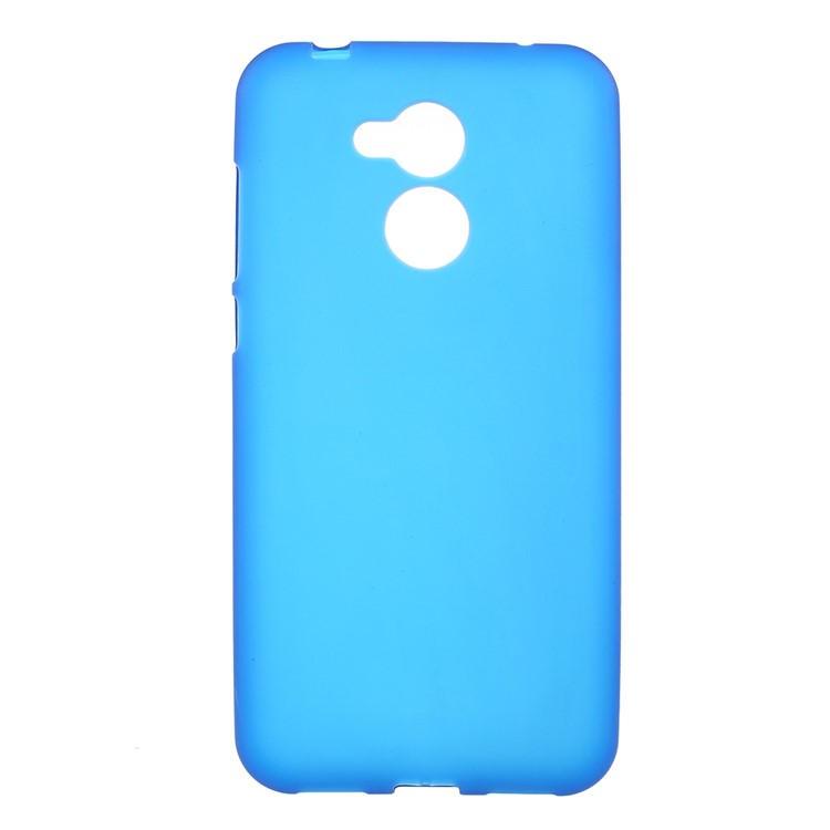 Matte Anti-scratch TPU Cell Phone Case for Huawei Honor 6A/Honor 5C pro - Blue-1