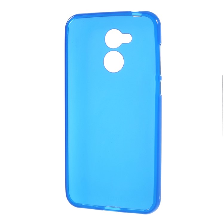 Matte Anti-scratch TPU Cell Phone Case for Huawei Honor 6A/Honor 5C pro - Blue-3