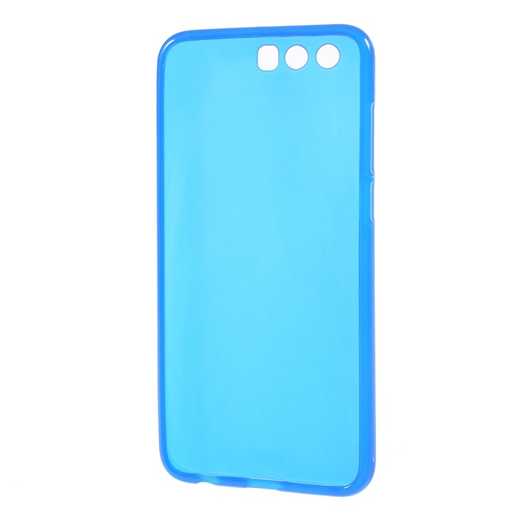 Matte Anti-scratch TPU Cell Phone Cover for Huawei Honor 9 - Blue-3