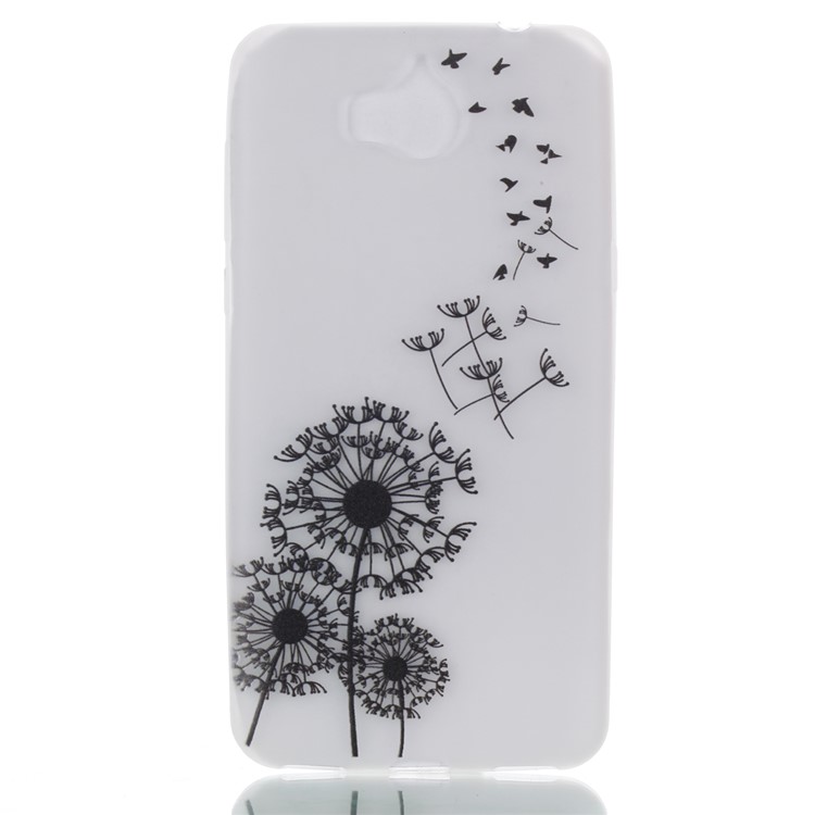 For Huawei Y5 (2017) / Y6 (2017) Luminous Patterned TPU Flexible Casing - Dandelion-2
