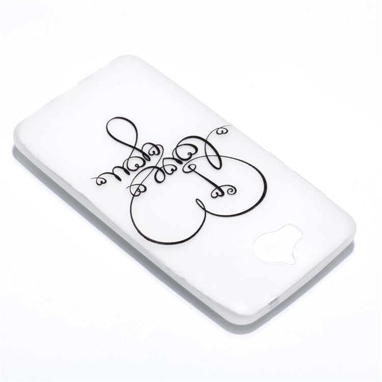 Luminous Patterned TPU Flexible Casing for Huawei Y5 (2017) / Y6 (2017) - I Love You-5