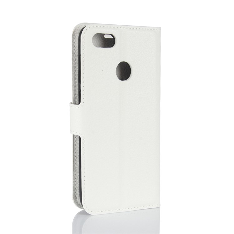 For Huawei P9 lite mini / Y6 Pro (2017) / Enjoy 7 Litchi Texture Leather Wallet Stand Phone Accessory Shell - White-6