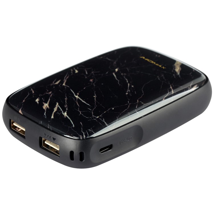 MOMAX iPower ART 9000mAh Dual USB Power Bank Battery Charger for iPhone Samsung Huawei - Obsidian Pattern-3