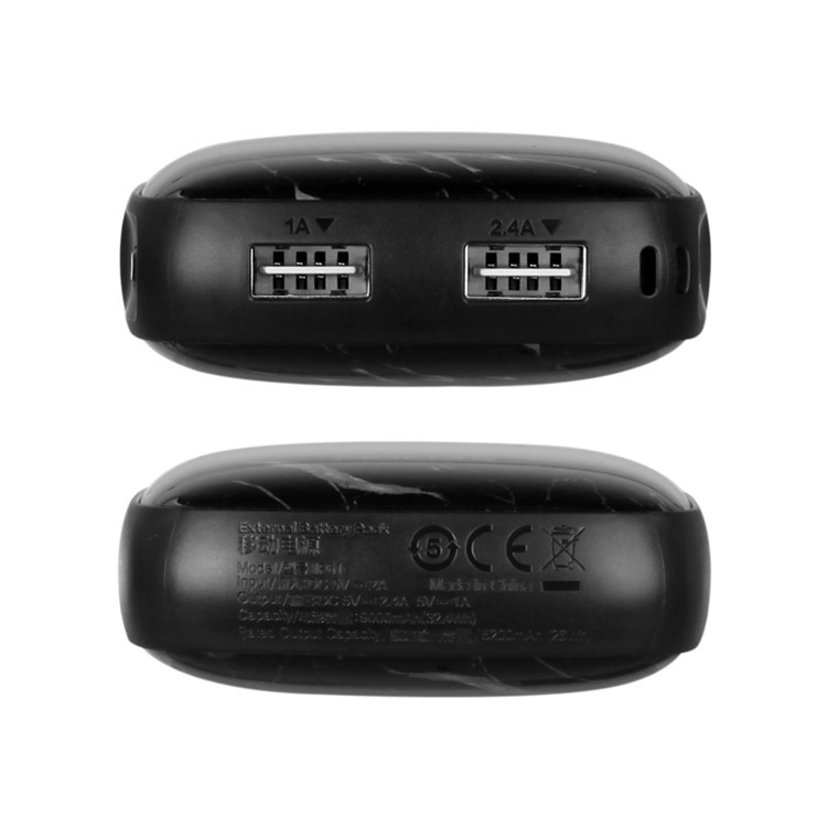 MOMAX iPower ART 9000mAh Dual USB Power Bank Battery Charger for iPhone Samsung Huawei - Obsidian Pattern-6