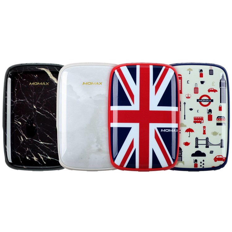 MOMAX iPower ART 9000mAh Dual USB Power Bank Battery Charger for iPhone Samsung Huawei - Obsidian Pattern-9
