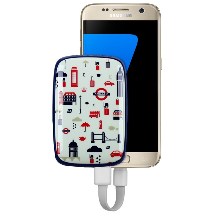 MOMAX iPower ART 9000mAh Dual USB Power Bank Battery Backup Charger for iPhone Samsung Huawei - London Elements-7