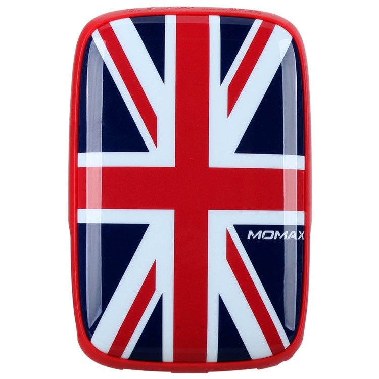 MOMAX iPower ART 9000mAh Portable Dual USB Power Bank Battery Charger for iPhone Samsung Huawei - UK Flag-1