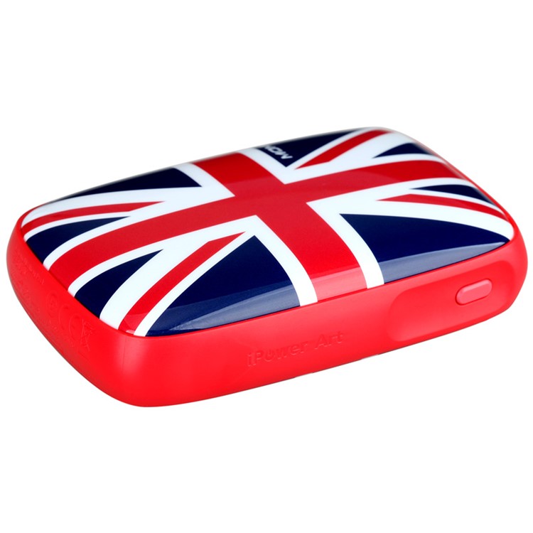 MOMAX iPower ART 9000mAh Portable Dual USB Power Bank Battery Charger for iPhone Samsung Huawei - UK Flag-4