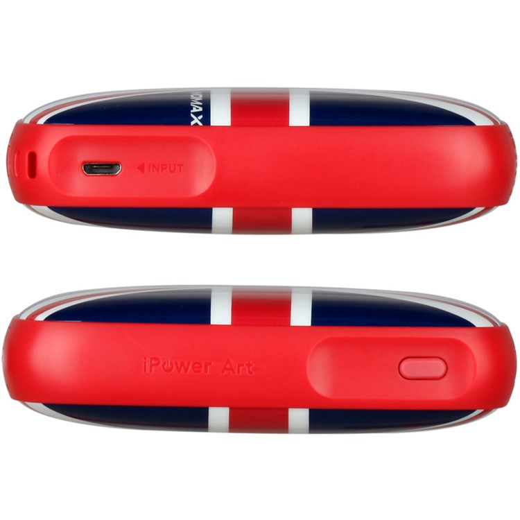 MOMAX iPower ART 9000mAh Portable Dual USB Power Bank Battery Charger for iPhone Samsung Huawei - UK Flag-5