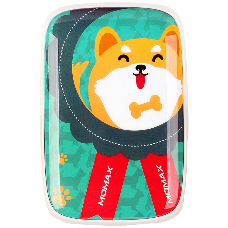 MOMAX iPower ART 9000mAh Portable Dual USB Power Bank Battery Charger for iPhone Samsung Huawei - Akita Dog-2