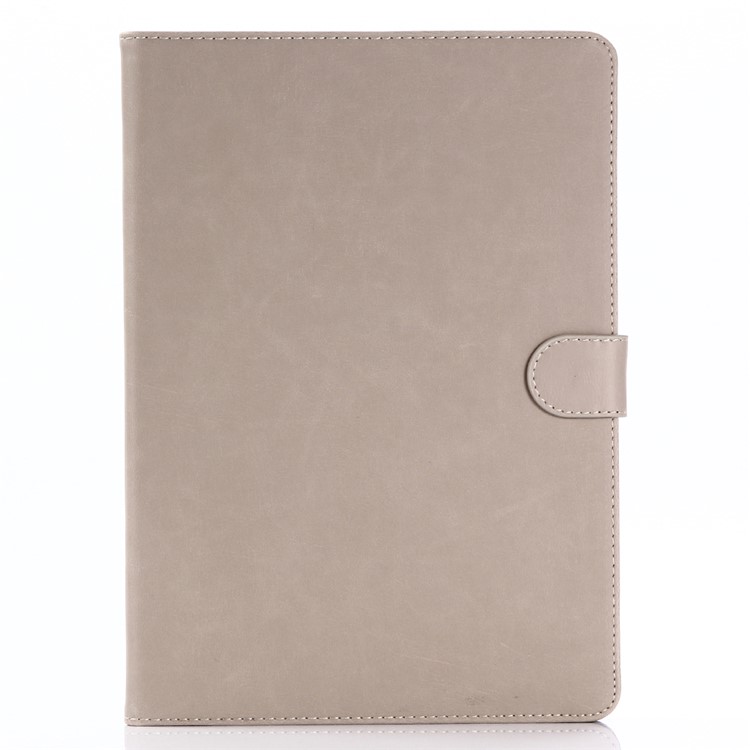 Retro Crazy Horse Wallet Leather Cover for Huawei MediaPad M3 Lite 10 - Grey-1
