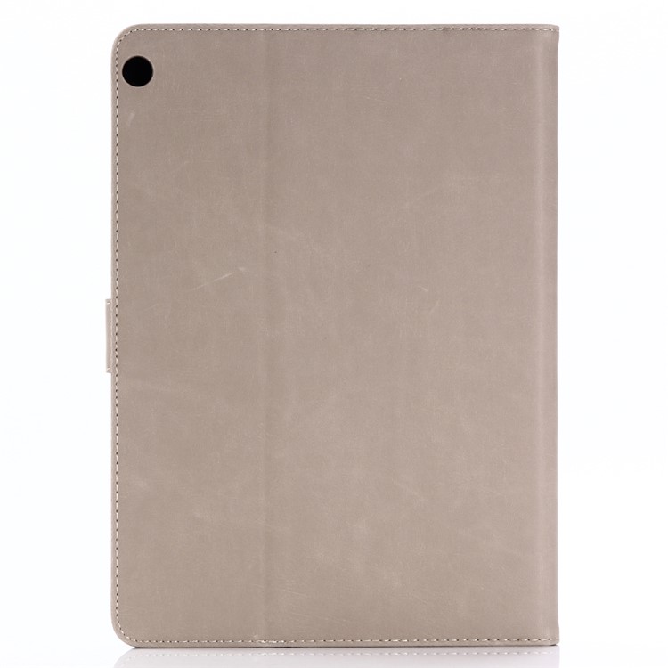 Retro Crazy Horse Wallet Leather Cover for Huawei MediaPad M3 Lite 10 - Grey-2