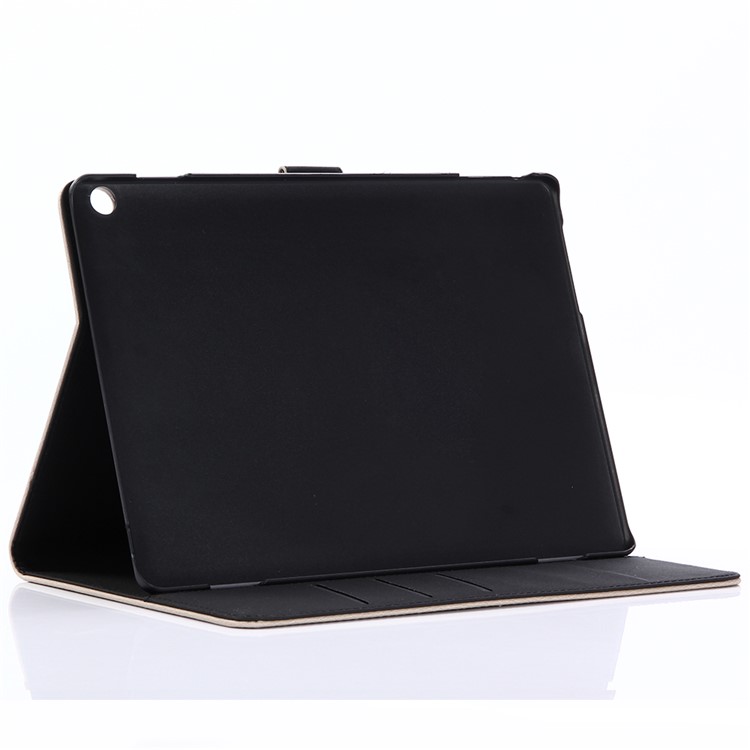 Retro Crazy Horse Wallet Leather Cover for Huawei MediaPad M3 Lite 10 - Grey-6