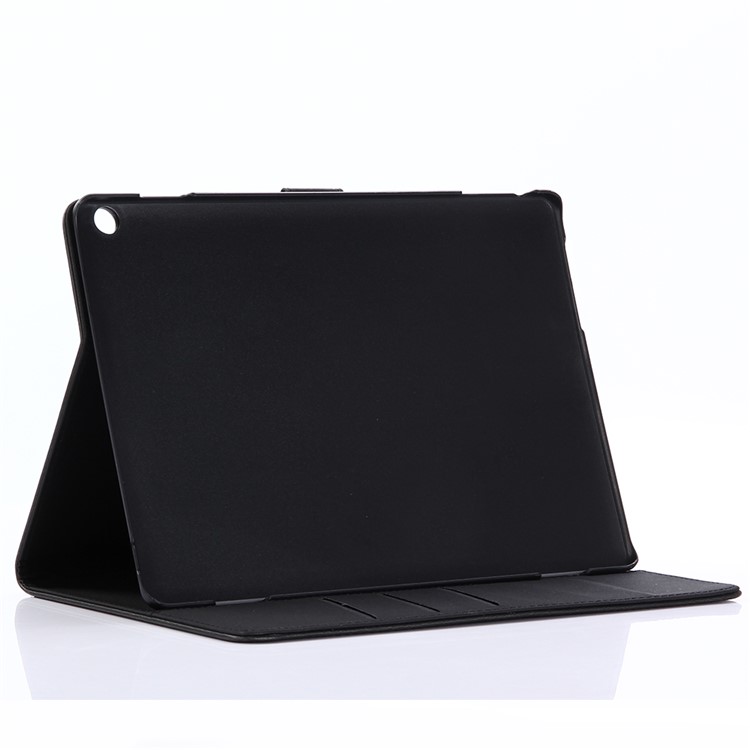 Retro Style Crazy Horse Leather Wallet Tablet Case for Huawei MediaPad T3 10 - Black-5