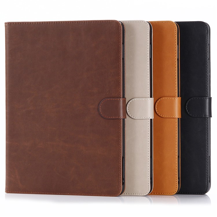Retro Style Crazy Horse Leather Wallet Tablet Case for Huawei MediaPad T3 10 - Black-6