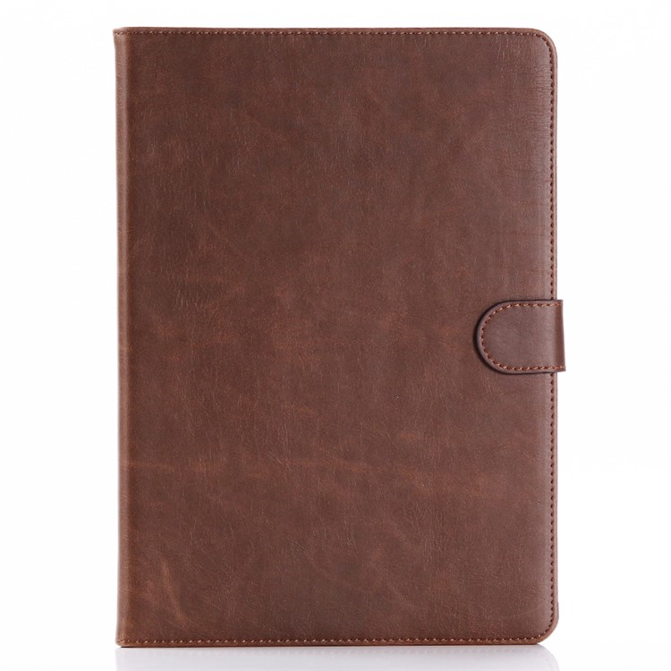Retro Style Crazy Horse Leather Card Slots Tablet Case Shell for Huawei MediaPad T3 10 - Coffee-2
