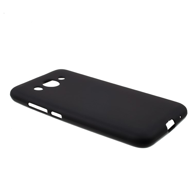 For Huawei Y3 (2017) Double-sided Matte Back Cover TPU Case - Black-2