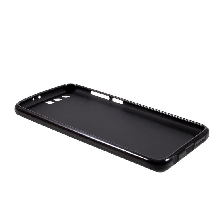 Double Sided Matte TPU Gel Case for Huawei Honor 9 - Black-4