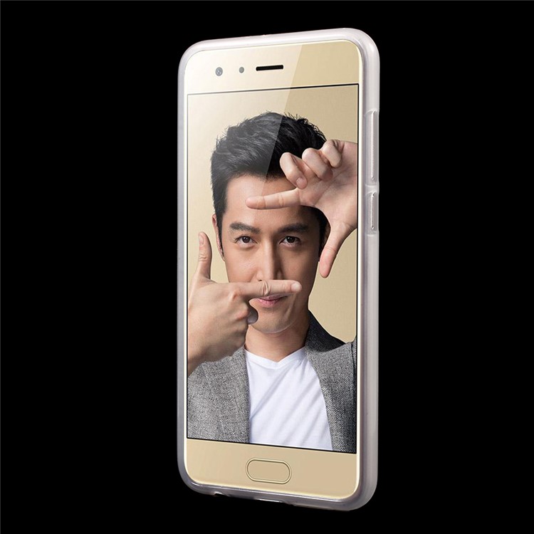 Double Sided Matte TPU Gel Cover for Huawei Honor 9 - White-2