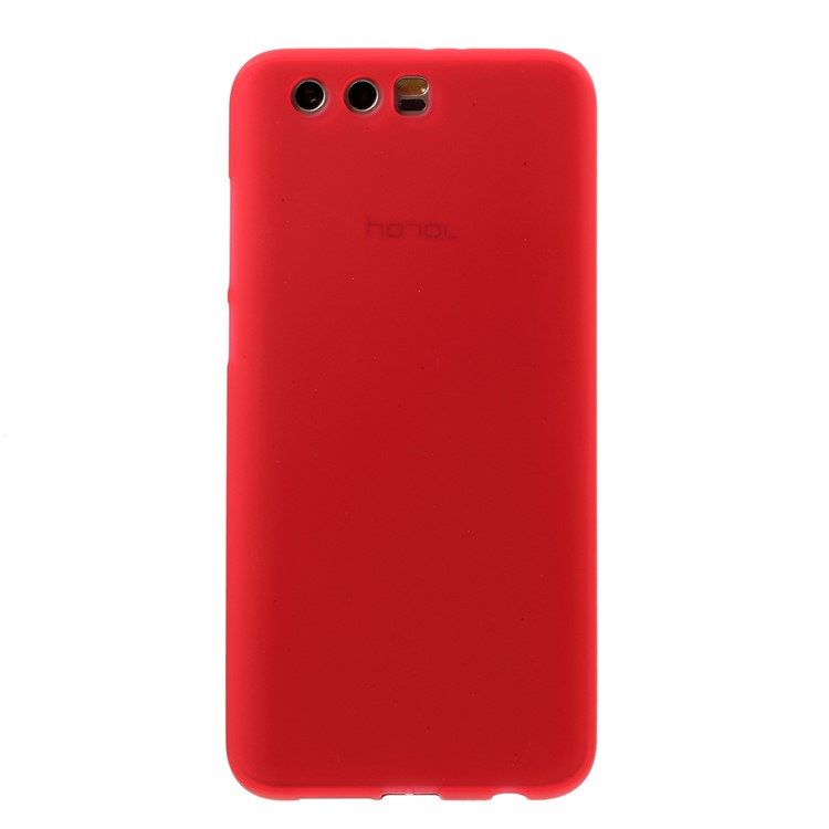 Double Sided Matte TPU Mobile Case for Huawei Honor 9 - Red-1