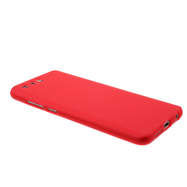 Double Sided Matte TPU Mobile Case for Huawei Honor 9 - Red-4
