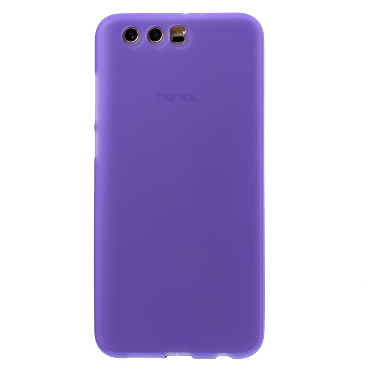 Double Sided Matte TPU Back Cover Case for Huawei Honor 9 - Purple-1