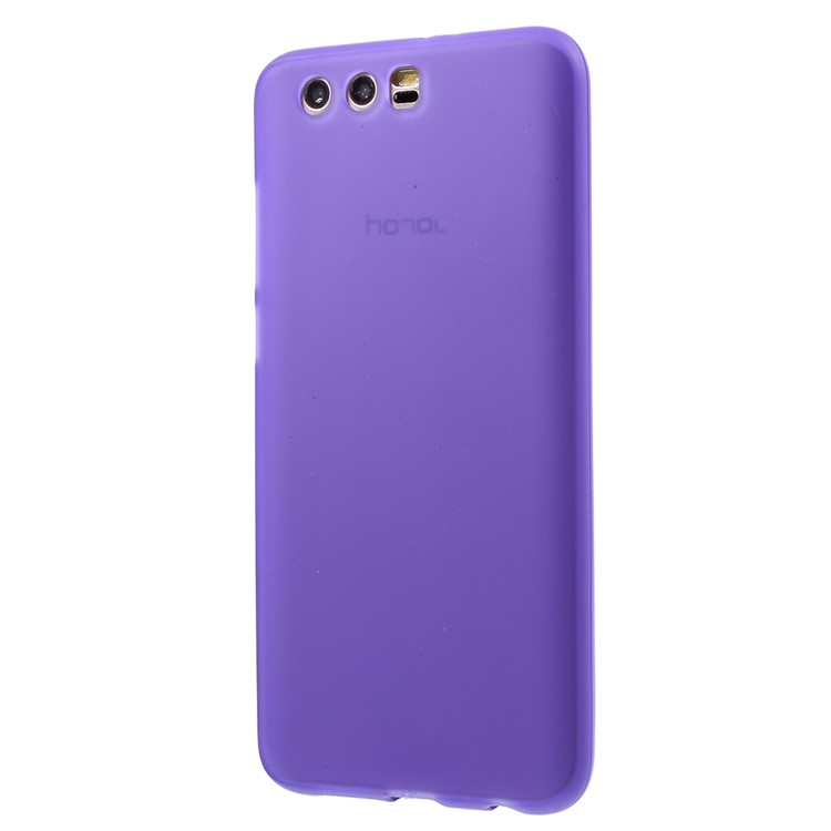 Double Sided Matte TPU Back Cover Case for Huawei Honor 9 - Purple-3
