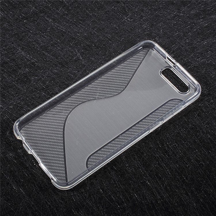S-line Carbon Matte TPU Phone Cover for Huawei Honor 9 - White-2